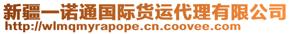 新疆一諾通國際貨運(yùn)代理有限公司