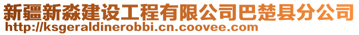 新疆新淼建設(shè)工程有限公司巴楚縣分公司