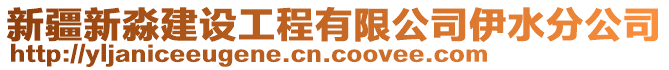 新疆新淼建設工程有限公司伊水分公司