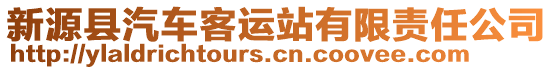 新源縣汽車客運站有限責(zé)任公司