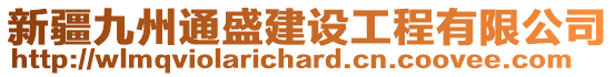 新疆九州通盛建設工程有限公司