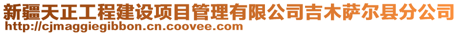 新疆天正工程建設項目管理有限公司吉木薩爾縣分公司