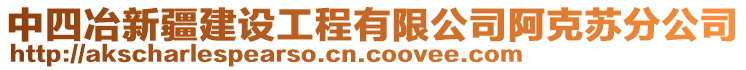 中四冶新疆建設(shè)工程有限公司阿克蘇分公司