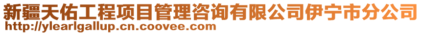 新疆天佑工程項目管理咨詢有限公司伊寧市分公司