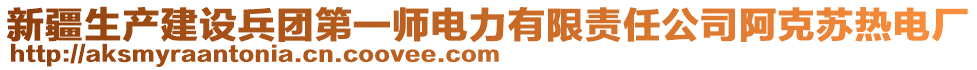 新疆生產(chǎn)建設(shè)兵團(tuán)第一師電力有限責(zé)任公司阿克蘇熱電廠