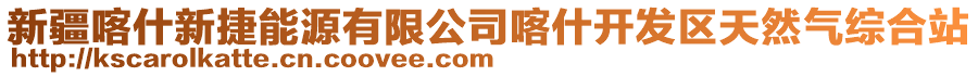 新疆喀什新捷能源有限公司喀什開(kāi)發(fā)區(qū)天然氣綜合站