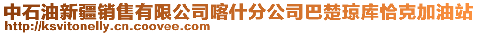 中石油新疆銷售有限公司喀什分公司巴楚瓊庫恰克加油站