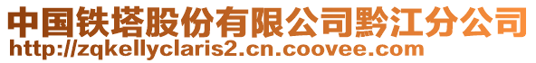 中國(guó)鐵塔股份有限公司黔江分公司