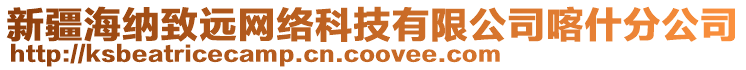 新疆海納致遠(yuǎn)網(wǎng)絡(luò)科技有限公司喀什分公司