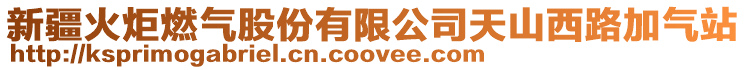 新疆火炬燃气股份有限公司天山西路加气站