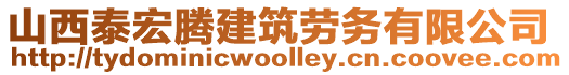 山西泰宏騰建筑勞務(wù)有限公司