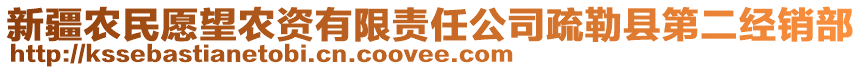 新疆農(nóng)民愿望農(nóng)資有限責(zé)任公司疏勒縣第二經(jīng)銷部