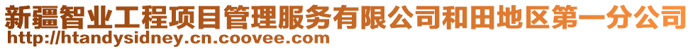 新疆智業(yè)工程項目管理服務有限公司和田地區(qū)第一分公司