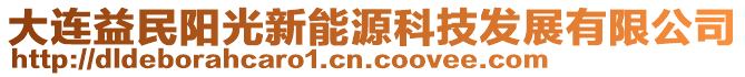 大連益民陽光新能源科技發(fā)展有限公司