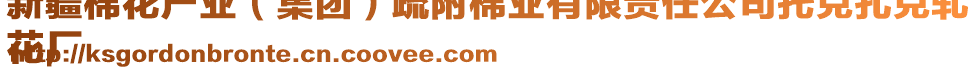 新疆棉花產(chǎn)業(yè)（集團）疏附棉業(yè)有限責任公司托克扎克軋
花廠