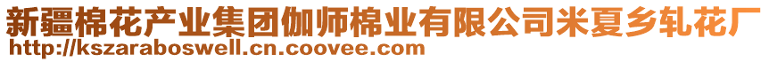 新疆棉花產(chǎn)業(yè)集團(tuán)伽師棉業(yè)有限公司米夏鄉(xiāng)軋花廠