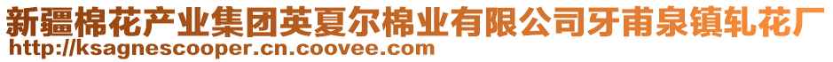 新疆棉花產(chǎn)業(yè)集團(tuán)英夏爾棉業(yè)有限公司牙甫泉鎮(zhèn)軋花廠