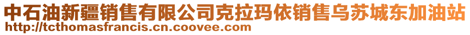 中石油新疆銷售有限公司克拉瑪依銷售烏蘇城東加油站