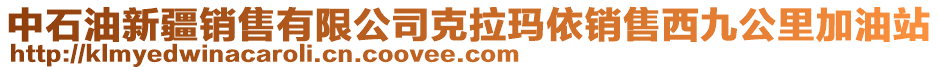 中石油新疆銷售有限公司克拉瑪依銷售西九公里加油站