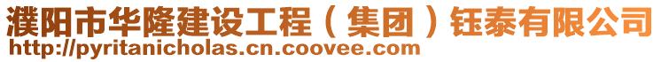 濮陽市華隆建設(shè)工程（集團）鈺泰有限公司