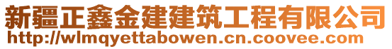 新疆正鑫金建建筑工程有限公司