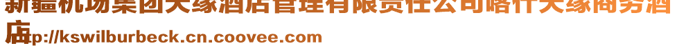 新疆機(jī)場(chǎng)集團(tuán)天緣酒店管理有限責(zé)任公司喀什天緣商務(wù)酒
店