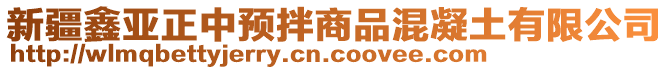 新疆鑫亚正中预拌商品混凝土有限公司