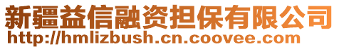 新疆益信融資擔(dān)保有限公司