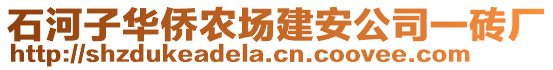 石河子華僑農場建安公司一磚廠