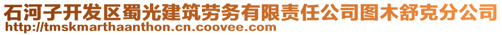 石河子開發(fā)區(qū)蜀光建筑勞務有限責任公司圖木舒克分公司