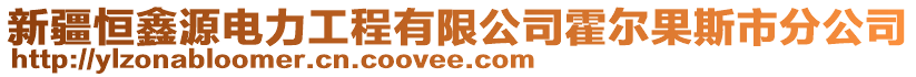 新疆恒鑫源電力工程有限公司霍爾果斯市分公司