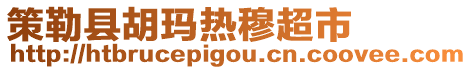 策勒縣胡瑪熱穆超市