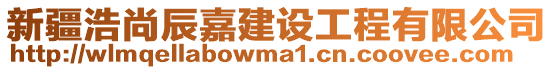 新疆浩尚辰嘉建設(shè)工程有限公司