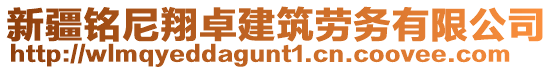 新疆銘尼翔卓建筑勞務(wù)有限公司