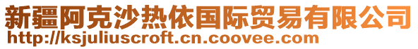 新疆阿克沙熱依國(guó)際貿(mào)易有限公司