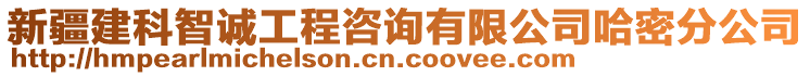 新疆建科智誠工程咨詢有限公司哈密分公司