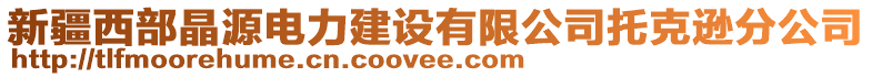 新疆西部晶源電力建設有限公司托克遜分公司