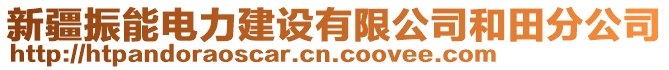 新疆振能電力建設(shè)有限公司和田分公司