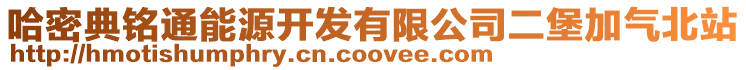 哈密典銘通能源開發有限公司二堡加氣北站