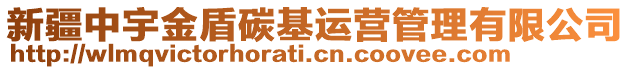 新疆中宇金盾碳基運營管理有限公司