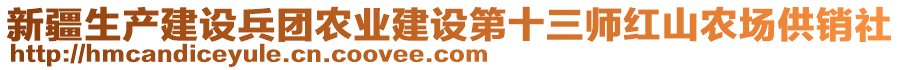 新疆生產(chǎn)建設(shè)兵團(tuán)農(nóng)業(yè)建設(shè)第十三師紅山農(nóng)場(chǎng)供銷社