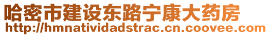 哈密市建設(shè)東路寧康大藥房