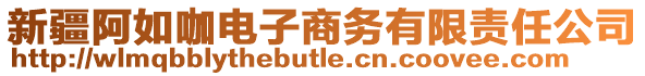 新疆阿如咖電子商務(wù)有限責(zé)任公司