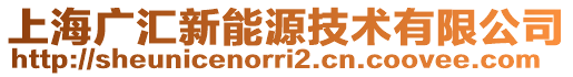 上海廣匯新能源技術(shù)有限公司