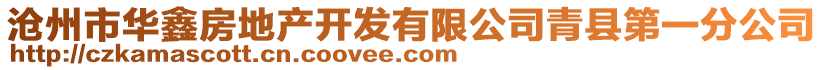 沧州市华鑫房地产开发有限公司青县第一分公司