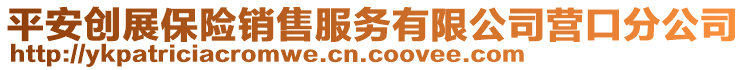 平安創(chuàng)展保險銷售服務(wù)有限公司營口分公司