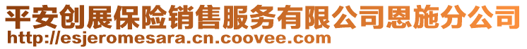 平安創(chuàng)展保險銷售服務(wù)有限公司恩施分公司