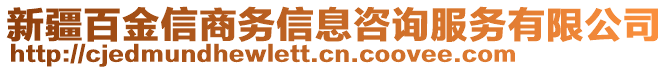 新疆百金信商務(wù)信息咨詢服務(wù)有限公司