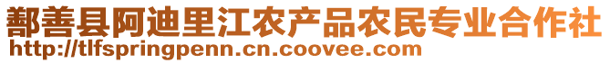 鄯善縣阿迪里江農(nóng)產(chǎn)品農(nóng)民專業(yè)合作社