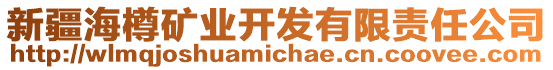 新疆海樽礦業(yè)開發(fā)有限責(zé)任公司